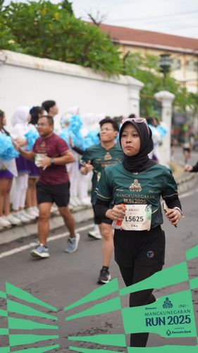 Race photo from Mangkunegaran Run 2025