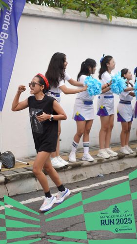 Race photo from Mangkunegaran Run 2025