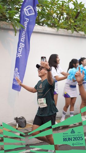 Race photo from Mangkunegaran Run 2025