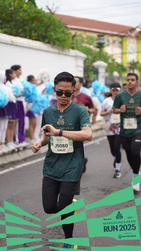 Race photo from Mangkunegaran Run 2025