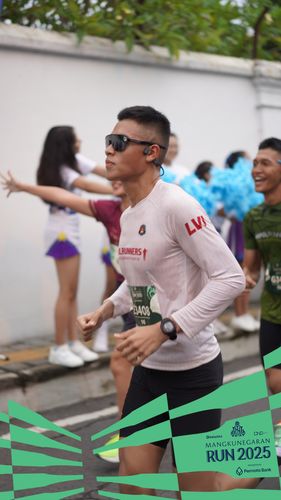 Race photo from Mangkunegaran Run 2025