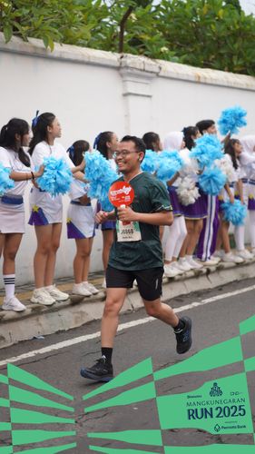 Race photo from Mangkunegaran Run 2025