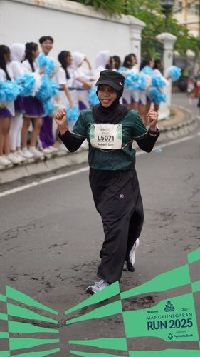 Race photo from Mangkunegaran Run 2025