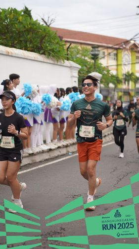 Race photo from Mangkunegaran Run 2025