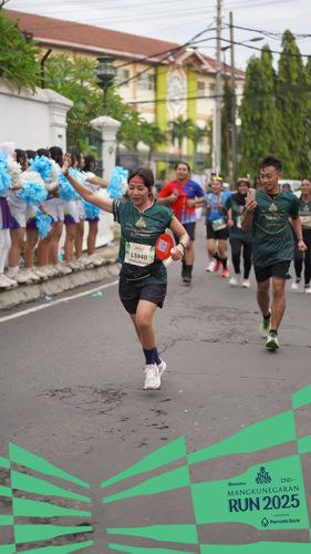 Race photo from Mangkunegaran Run 2025