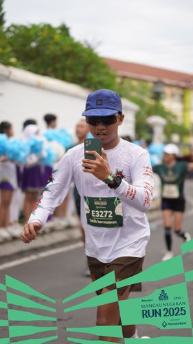 Race photo from Mangkunegaran Run 2025