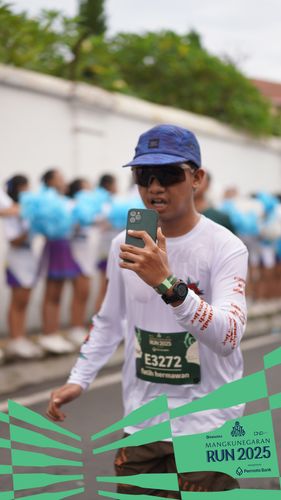 Race photo from Mangkunegaran Run 2025
