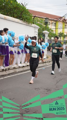 Race photo from Mangkunegaran Run 2025
