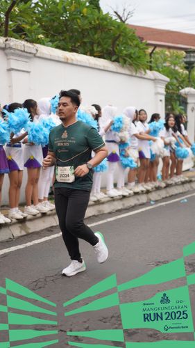 Race photo from Mangkunegaran Run 2025