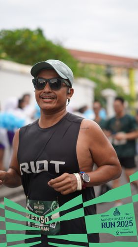 Race photo from Mangkunegaran Run 2025