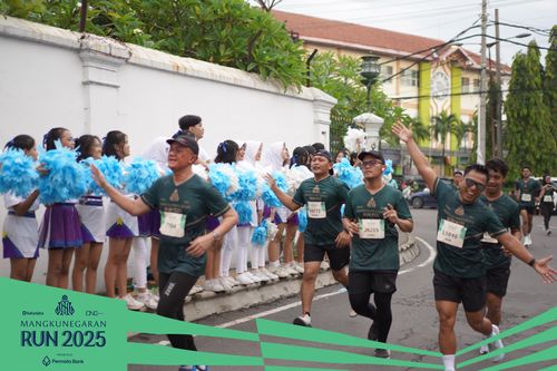 Race photo from Mangkunegaran Run 2025