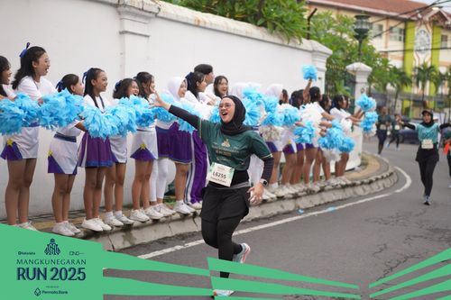 Race photo from Mangkunegaran Run 2025
