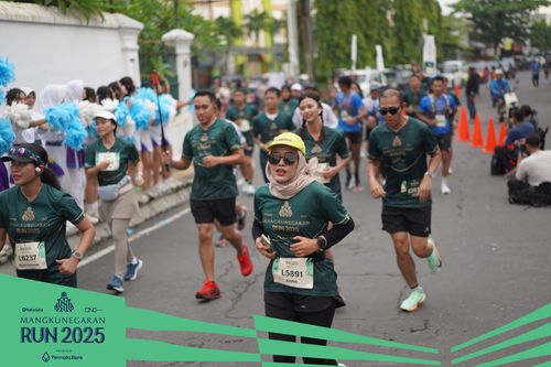 Race photo from Mangkunegaran Run 2025