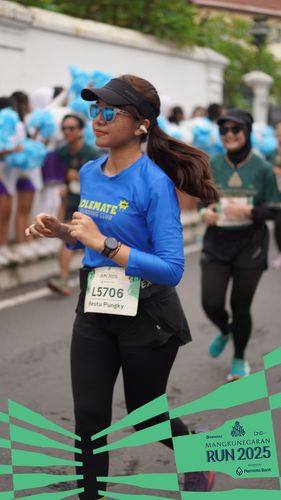 Race photo from Mangkunegaran Run 2025