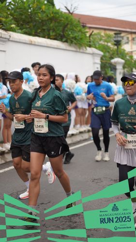 Race photo from Mangkunegaran Run 2025