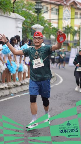 Race photo from Mangkunegaran Run 2025