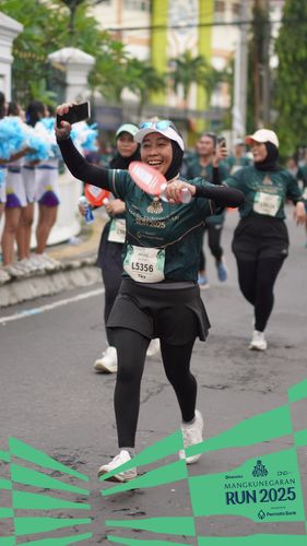 Race photo from Mangkunegaran Run 2025