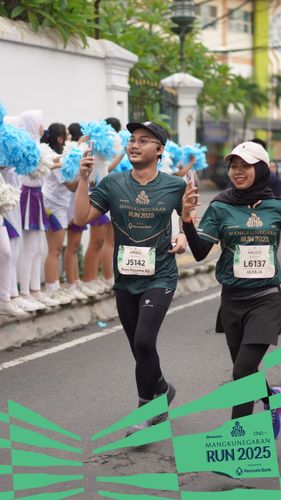 Race photo from Mangkunegaran Run 2025