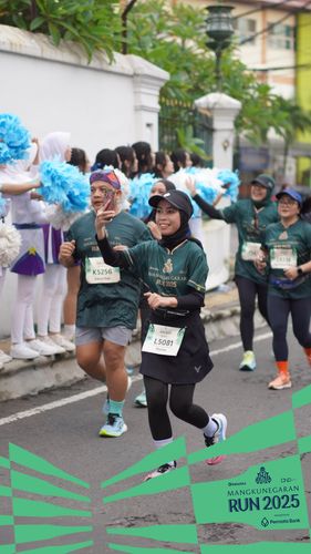Race photo from Mangkunegaran Run 2025