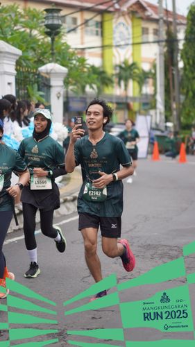 Race photo from Mangkunegaran Run 2025