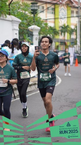 Race photo from Mangkunegaran Run 2025