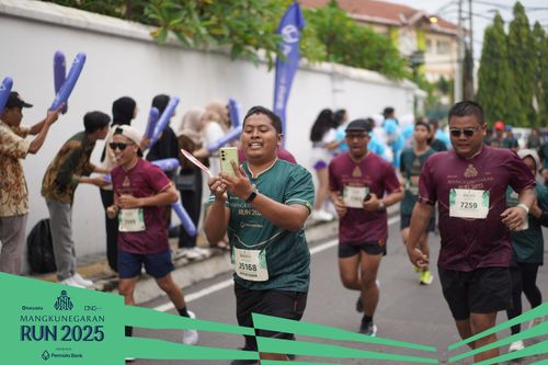 Race photo from Mangkunegaran Run 2025