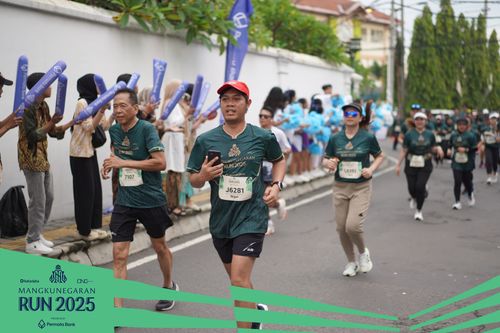 Race photo from Mangkunegaran Run 2025