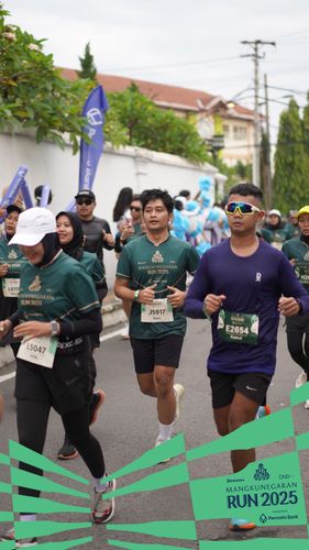 Race photo from Mangkunegaran Run 2025