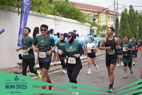 Race photo from Mangkunegaran Run 2025
