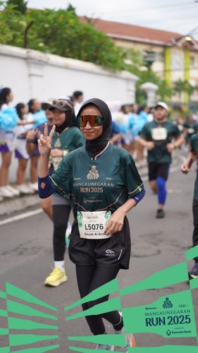 Race photo from Mangkunegaran Run 2025