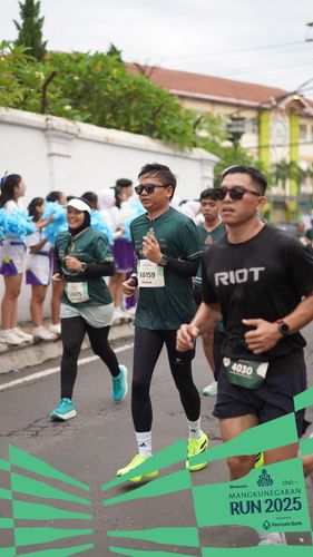 Race photo from Mangkunegaran Run 2025