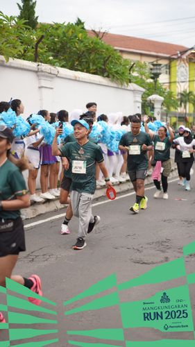 Race photo from Mangkunegaran Run 2025