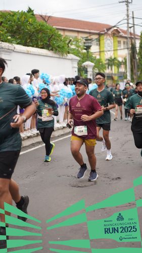 Race photo from Mangkunegaran Run 2025