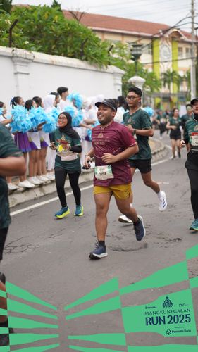 Race photo from Mangkunegaran Run 2025