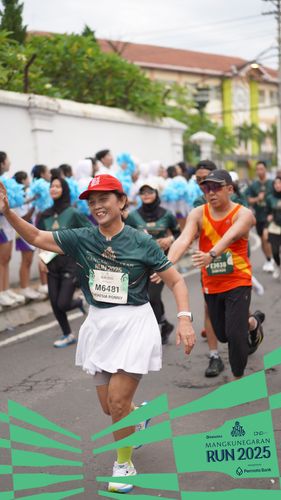 Race photo from Mangkunegaran Run 2025