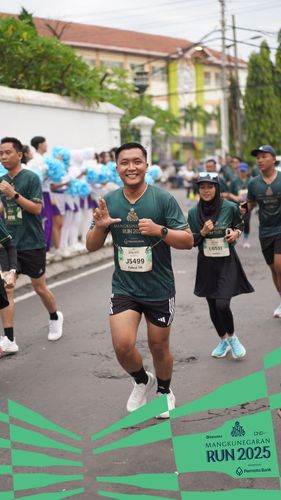 Race photo from Mangkunegaran Run 2025