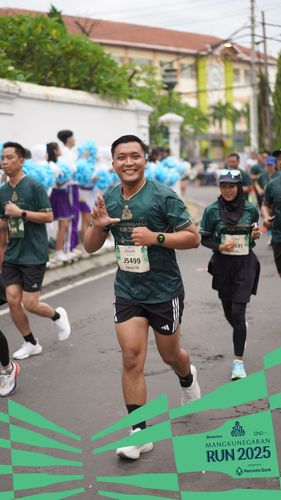 Race photo from Mangkunegaran Run 2025