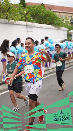 Race photo from Mangkunegaran Run 2025