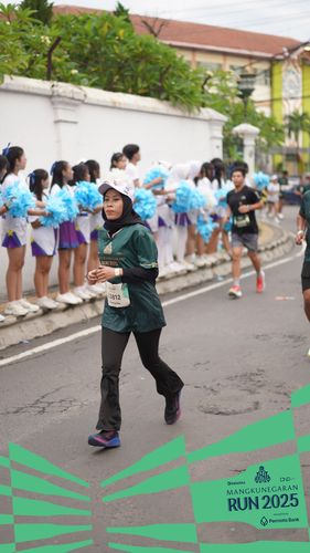 Race photo from Mangkunegaran Run 2025