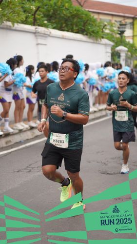 Race photo from Mangkunegaran Run 2025