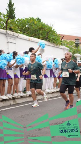 Race photo from Mangkunegaran Run 2025