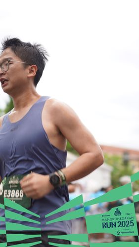 Race photo from Mangkunegaran Run 2025