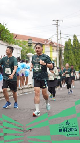 Race photo from Mangkunegaran Run 2025
