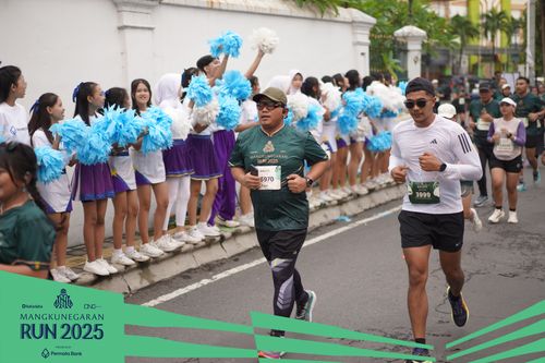 Race photo from Mangkunegaran Run 2025