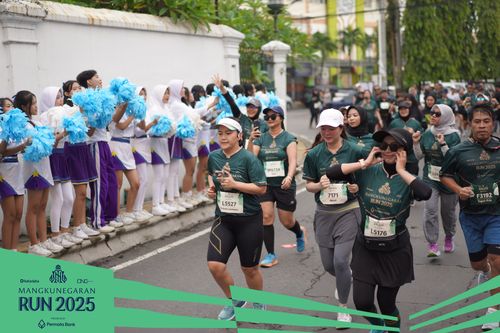 Race photo from Mangkunegaran Run 2025