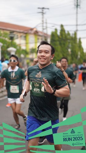 Race photo from Mangkunegaran Run 2025