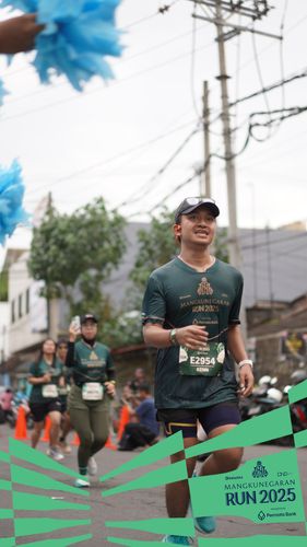 Race photo from Mangkunegaran Run 2025