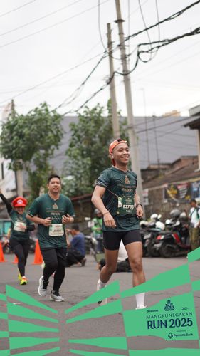 Race photo from Mangkunegaran Run 2025
