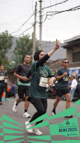 Race photo from Mangkunegaran Run 2025