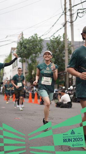 Race photo from Mangkunegaran Run 2025